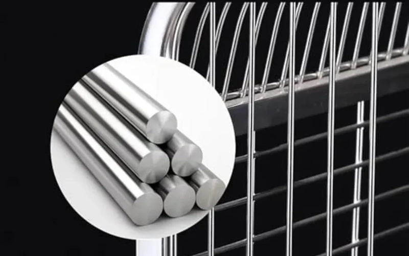 portable-stainlessbirdcage-with-travel-wheels